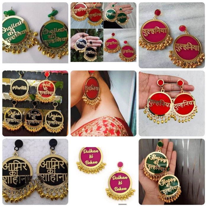 Dulhe ki Mummy Earrings – Krafted with Happiness