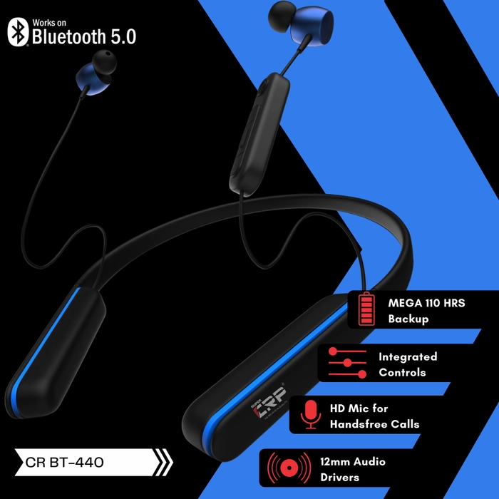 CR BT 440 Premium Wireless Bluetooth Neckband