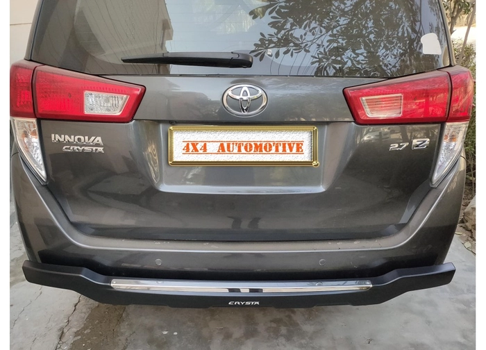 Toyota innova crysta rear bumper outlet guard