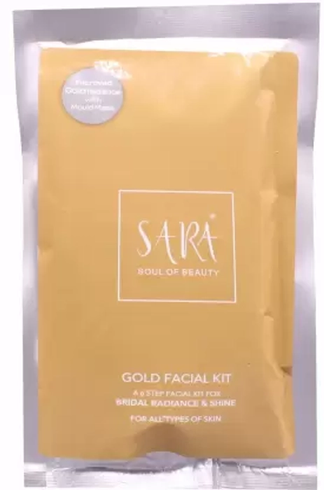 SARA SOUL OF BEAUTY Gold Facial Kit for Bridal Radiance & Shine