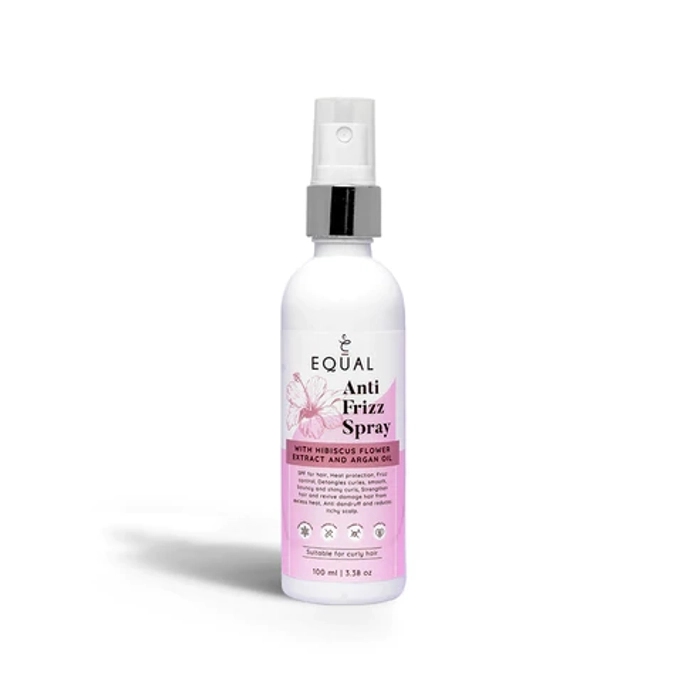 Equal Anti Frizz Spray with Hibiscus Flower Extract & Argan Oil (100ml)