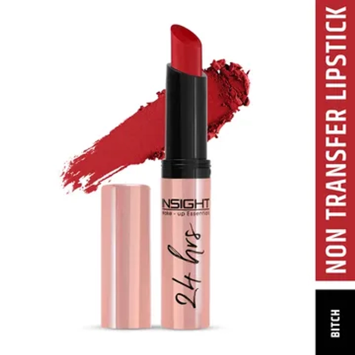 Insight 24Hrs Non Transfer Matte Lipstick - Shade 02(Bitch)