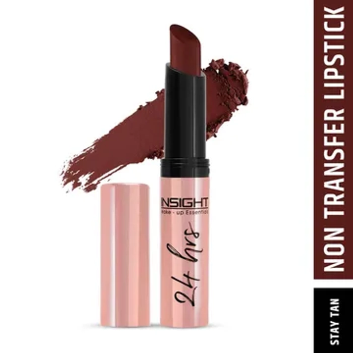 Insight 24 Hrs Non Transfer Lipstick Shade 12(Stay Tan)