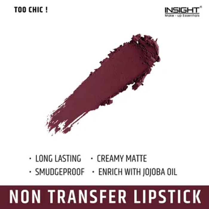 Insight 24 Hrs Non Transfer Lipstick Shade 21(Too Chic!)