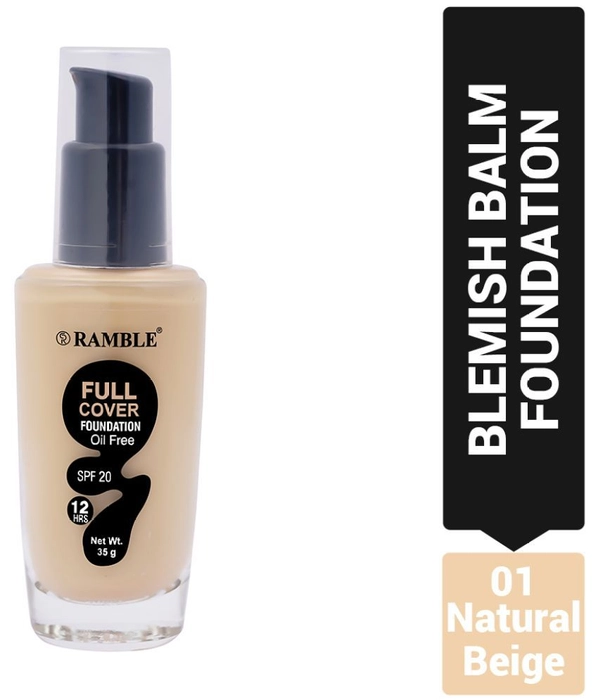 Ramble Full Cover Foundation - 01(Natural Beige)