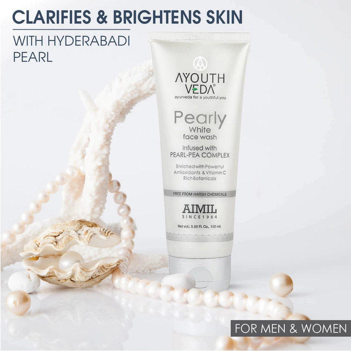 Ayouthveda Pearly White Facewash