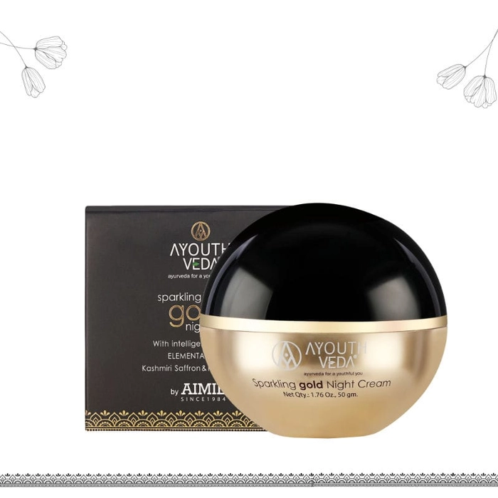 Ayouthveda Sparkling Gold Night Cream