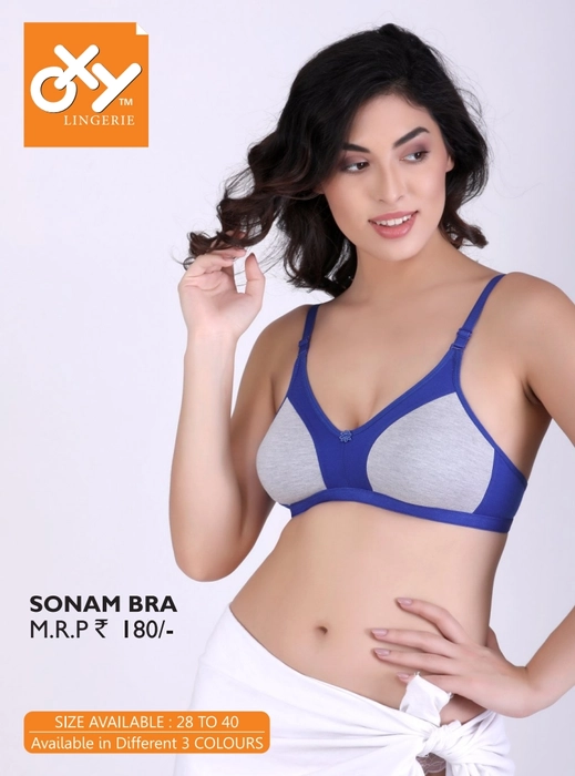 Buy Oxy Shagun Bra (Pack of 6 in 3 Assorted Colors) online from Shirdi  Variety Store