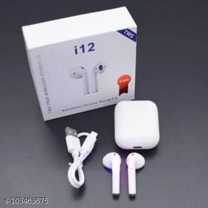 Buy iPod TWS i12 Earpods Bluetooth Wireless Earbuds Bluetooth