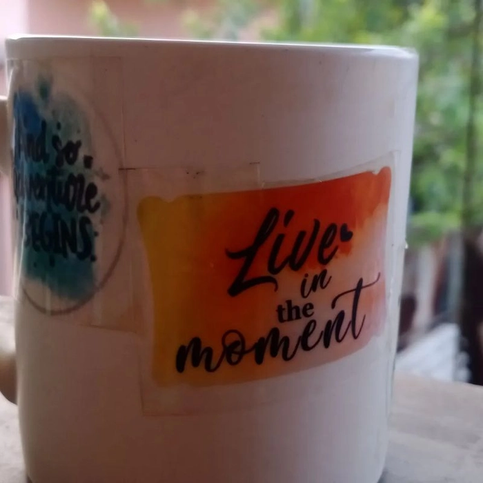 12 Motivational stickers Group A Transparent stickers