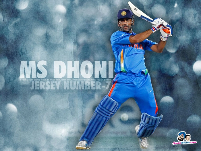 MS Dhoni small stickers 12 images