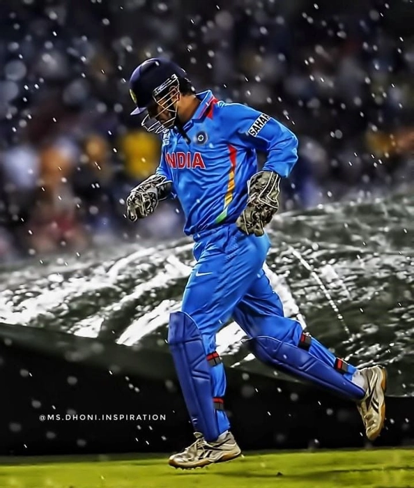 MS Dhoni small stickers 12 images
