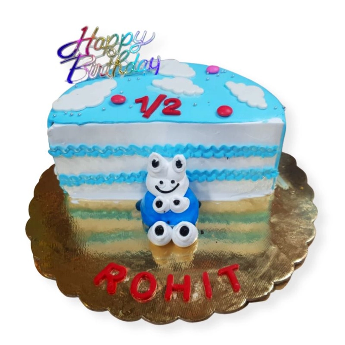 【AAKE】BIRTHDAY CAKE HALF T Happy Half Birthday Cake A952 - YouTube