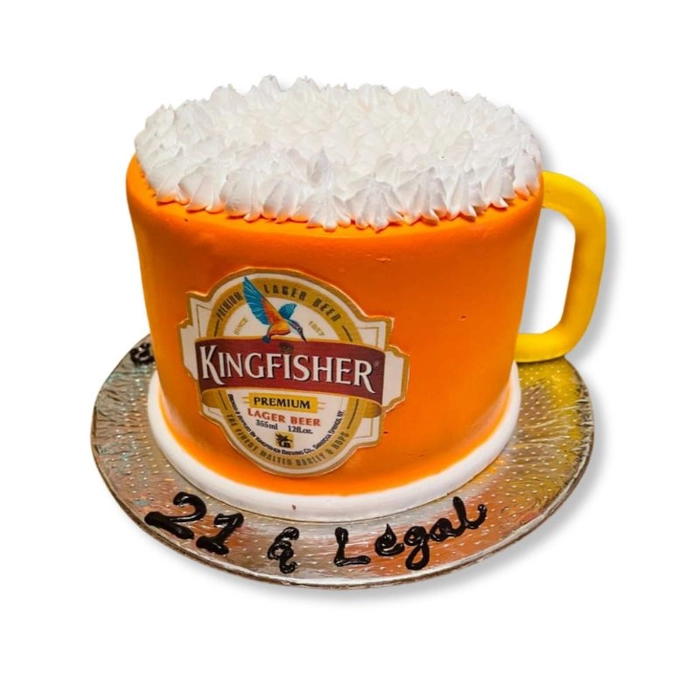 Yummy Cakes - Kingfisher beer theme cake❤️❤️ | Facebook