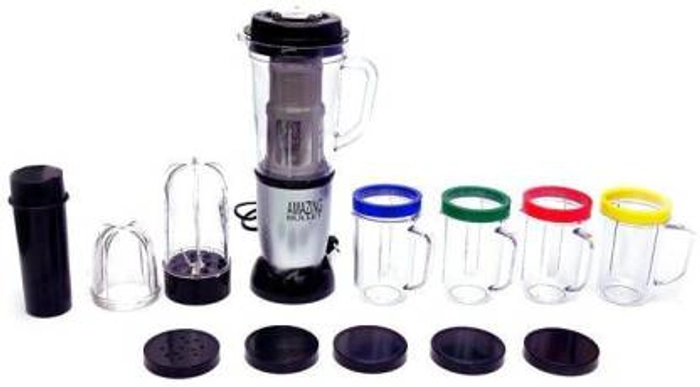 Amazing Magic Bullet Shape 21 Pieces Food Processor Juicer Mixer Grinder With Jars- Makes Magic In Your Kitchen