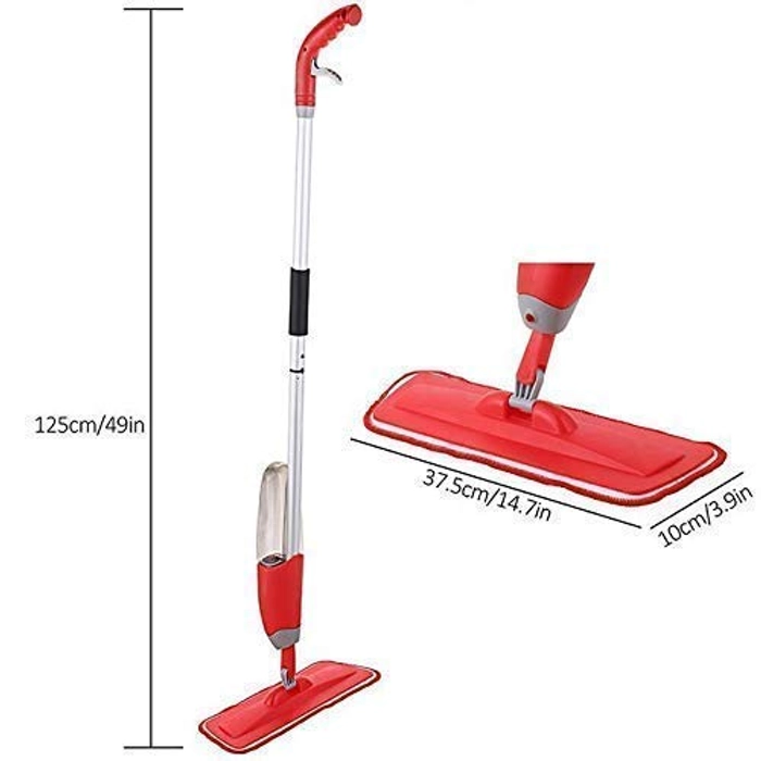 Spray Mop Multifunctional Stainless Steel Microfiber Floor Cleaning Healthy Spraying Mop With Removable Washable Cleaning