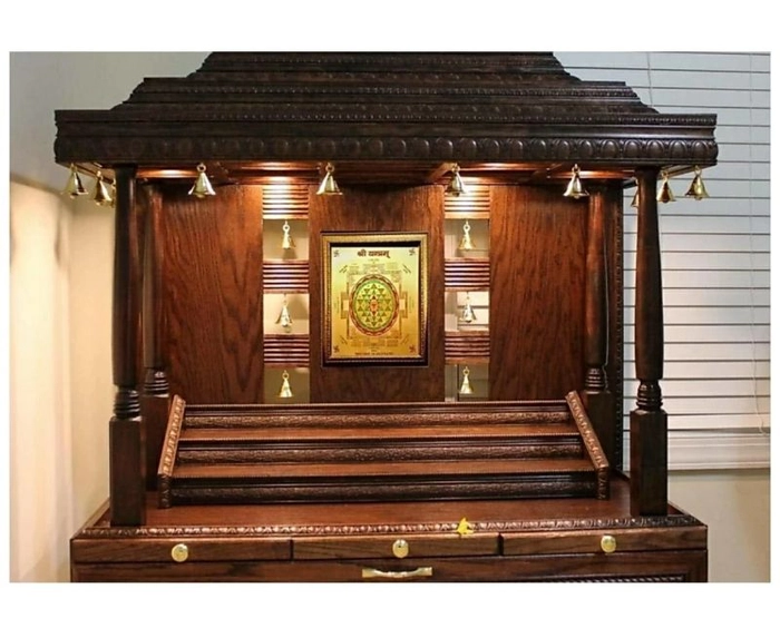 Shri yantra With Wooden Frame (10*10)