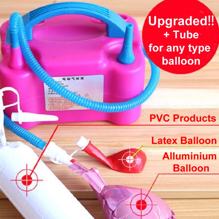 Upgraded Electric Balloon Pump Air Pump Practical 600w Electric with  Malaysia 2-pin Plug Fit All Types of Balloons