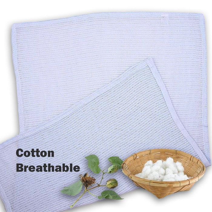 Newborn Soft Receiving Sleeping Breathable Blanket (75cm x 100cm) Baby Cellular Soft Blanket