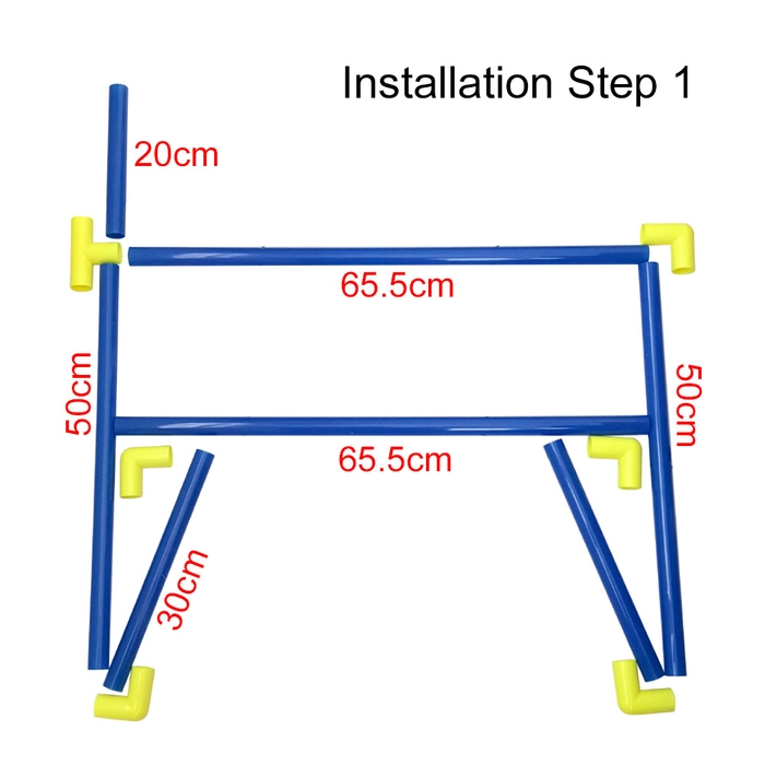 Kid Sport Toy 2in1 Football with Basketball Play Post Net Set Mainan Bola Sepak Karanjang Soccer Tiang Gol