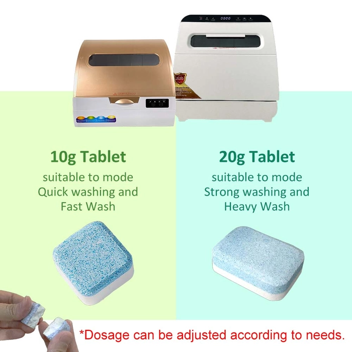 Dishwasher Tablet Dish Washer Cleaning Powder Block Dishwashing Tablets