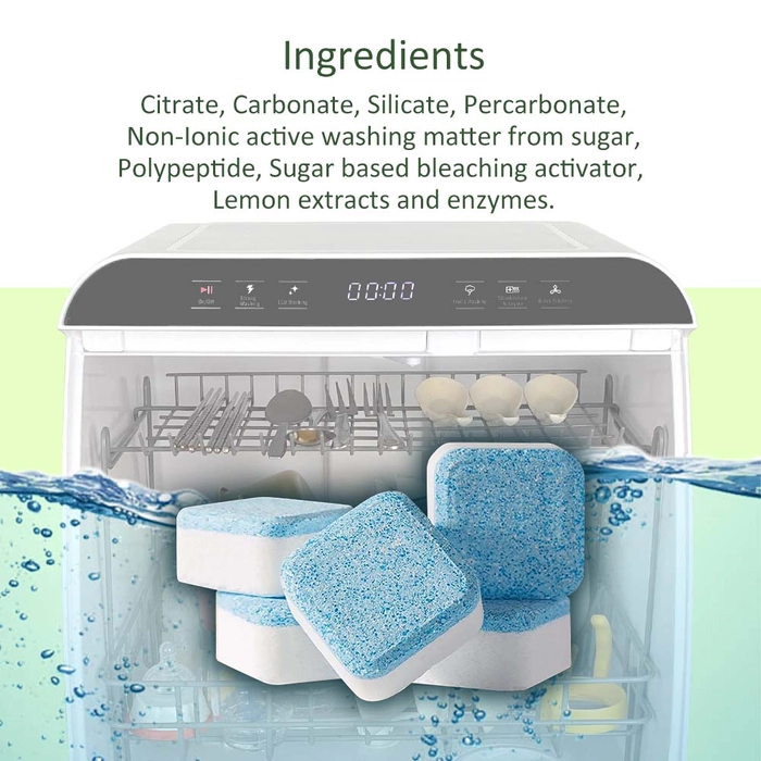 Dishwasher Tablet Dish Washer Cleaning Powder Block Dishwashing Tablets