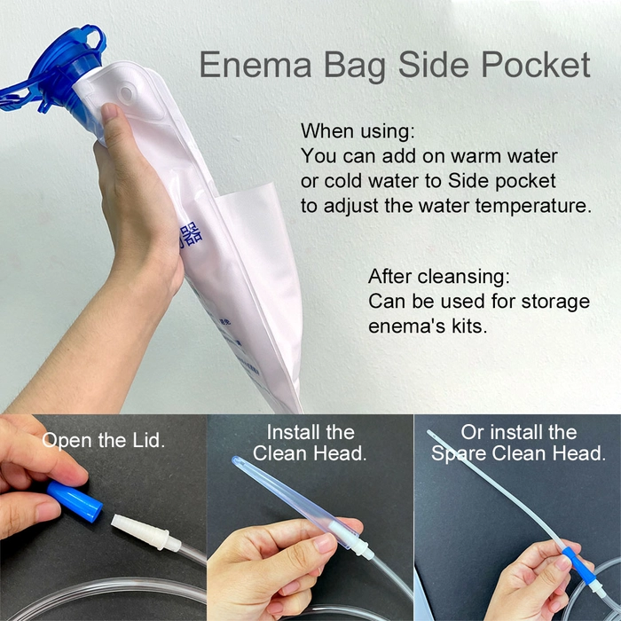 Coffee Enema Powder Natural Colon Cleansing Enema Kit Bag 25cm Tube HALAL Detox Slimming 排毒咖啡灌肠袋