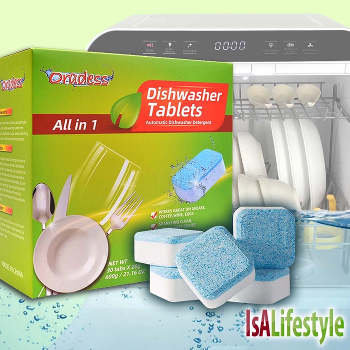 Dishwasher Tablet Dish Washer Cleaning Powder Block Dishwashing Tablets