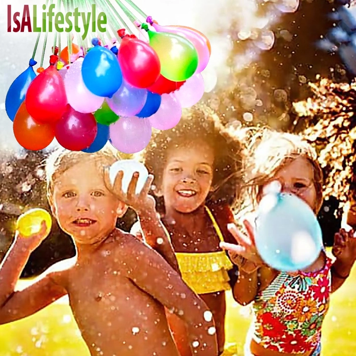 111pcs Water Balloon Bomb Rapid Water Injection Fast Filling Summer Outdoor Water Party Toy