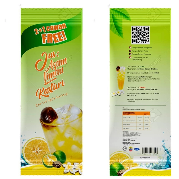 Original Taste of Jus Asam Boi Limau Kasturi Halal Capsule Cup Individual Packaging 金桔酸梅