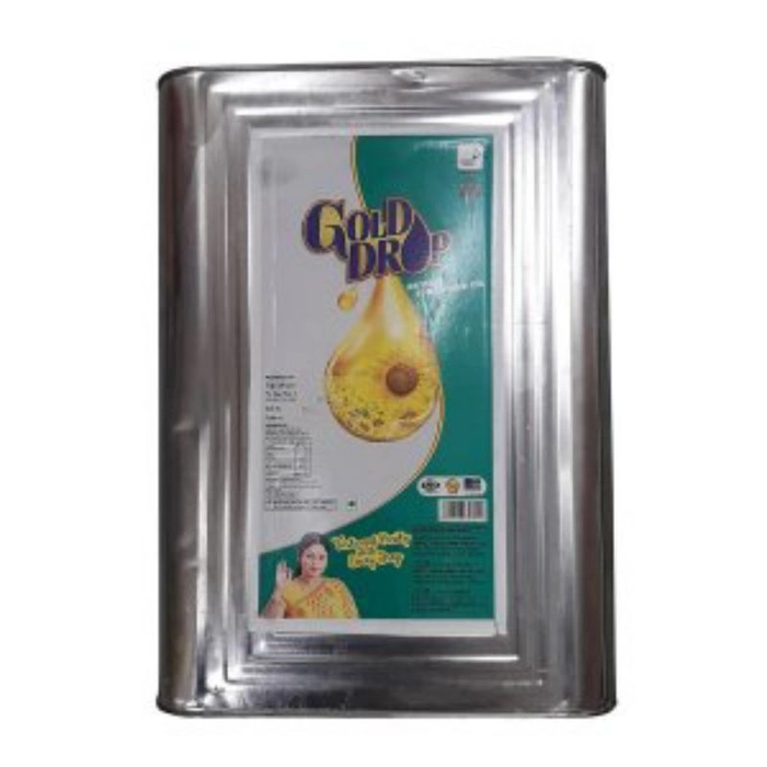 Gold Drop Sunflower Oil 15KG(16.5 Lt)