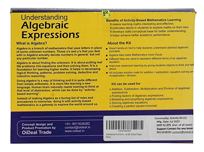 Understanding Algebraic Expressions - Maths Made Easy