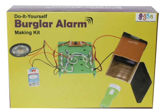 Burglar Alarm - DIY Science Project | IC 555 Based | Soldering not required |Age 10+ Years