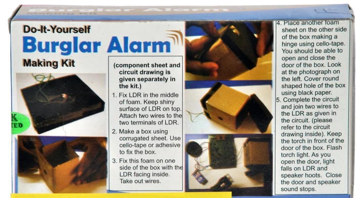 Burglar Alarm - DIY Science Project | IC 555 Based | Soldering not required |Age 10+ Years