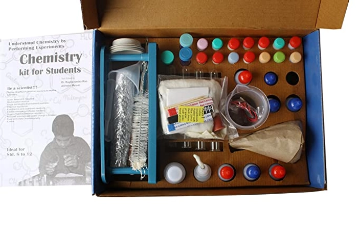 Chemistry Experiment Kit for Students . Do-It-Yourself . Educational Activities Kit