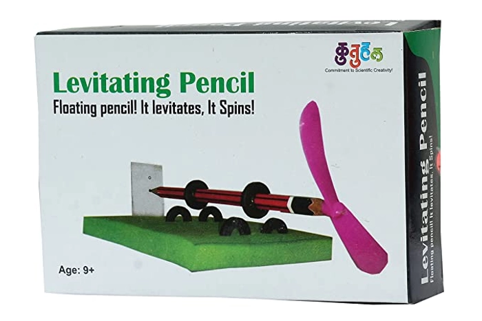 Levitating Pencil. Floating Pencil Making Kit. Do It Yourself. Educational Toy. School Project (Small)