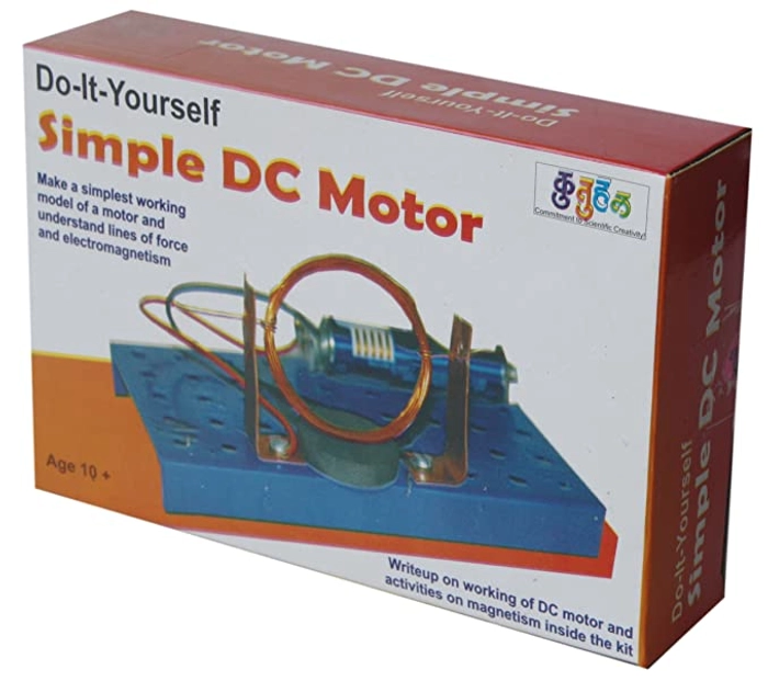 DIY Simple DC Motor | Working Model of a Motor | Science DIY Project Kit | For Age 10+ Years