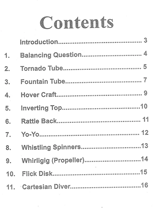 Wonders in Physics - Simple science experiments in Physics