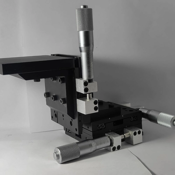 LD80 80mm Linear Stage Trimming Platform Bearing Tuning Sliding Table 80*80mm XYZ80-LM-2 double cross rail LD80-RM-2