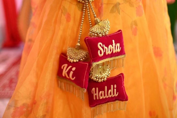 Buy Inhika Designer Latkan for Lehenga Blouse, Heavy and Cute, Set of 2  (Gold) at Amazon.in