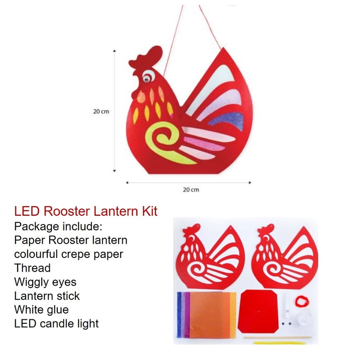 LED Lantern DIY Cartoon Mid-Autumn Moon Cake Festival Handmade Tang Lung