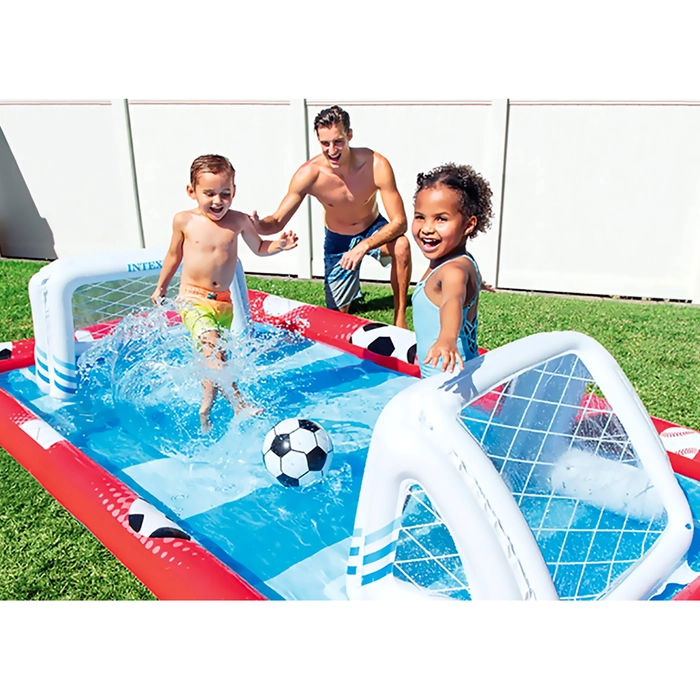 Intex 57147 Inflatable Kids Sports Pool Game Play Center 3in1 set Outdoor Water Pool Valleyball/ Football / Baseball