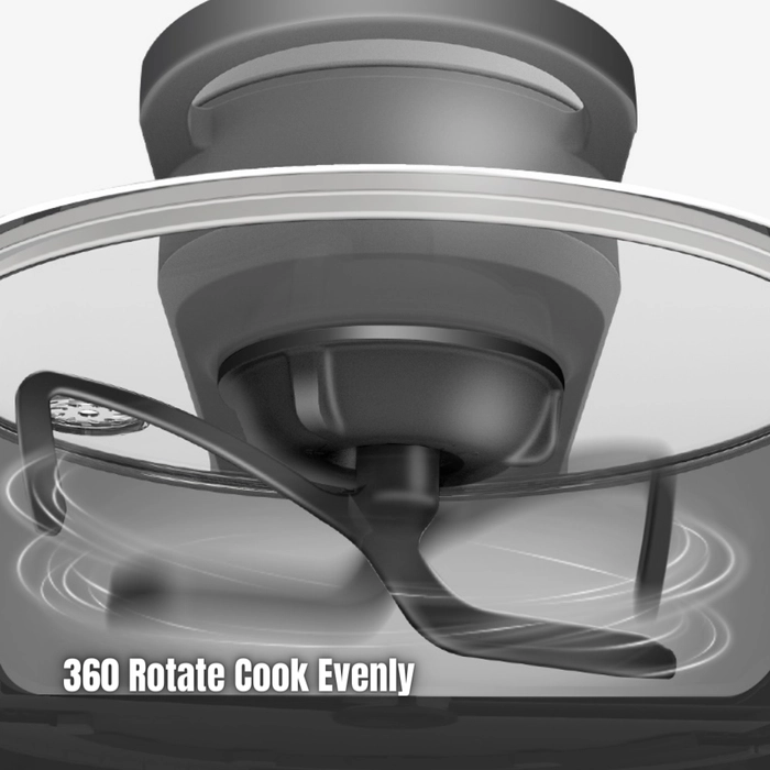 3.5L Intelligent Smart Robot Cooker Household Cooking Wok with Mixing Shovel