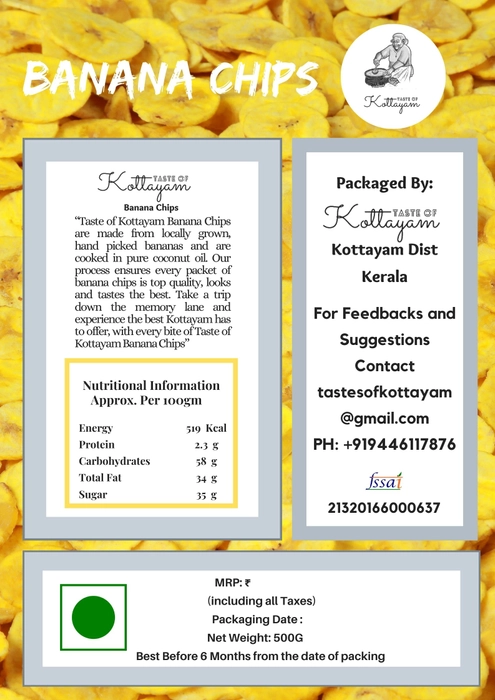 Taste Of Kottayam Banana Chips