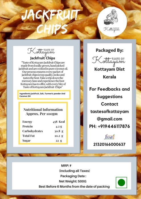 Taste Of Kottayam Jackfruit Chips