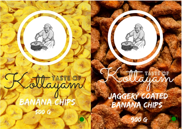 ONAM SPCL COMBO PACK - Taste Of Kottayam Banana Chips and Jaggery Coated Banana Chips