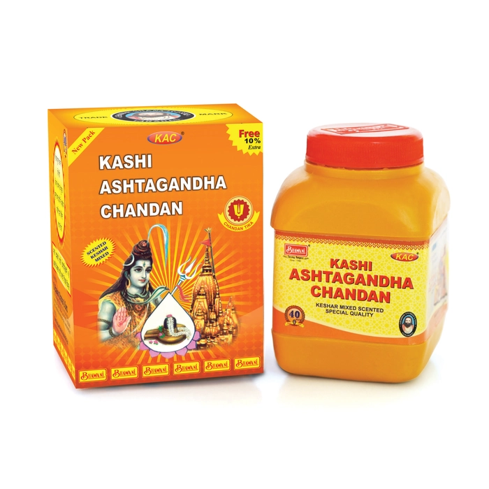 Kashi Ashtagandha chandan Tika 500 gm (Jar)
