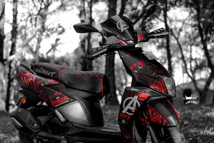 TVS ntorq Full Wrapping
