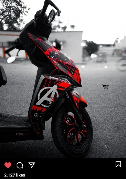 TVS ntorq Full Wrapping