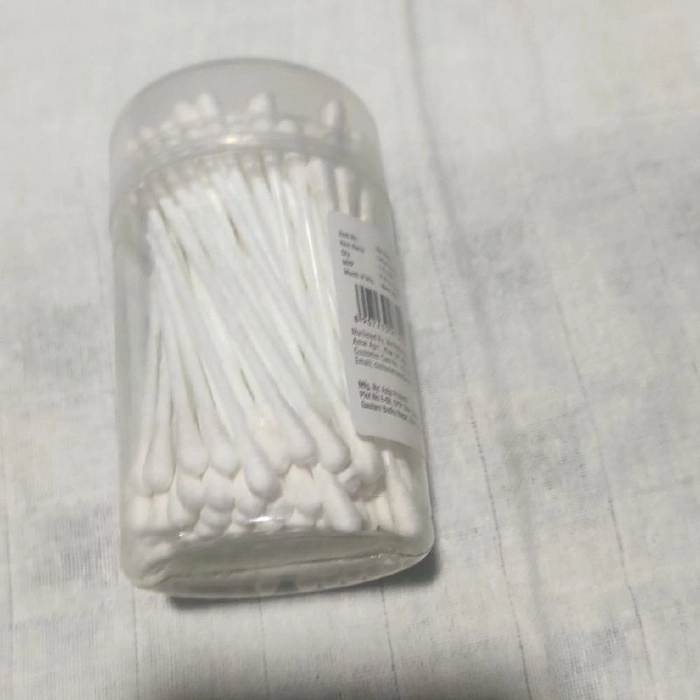 Mee Mee 100% Pure Cotton Buds, White, 100 Pieces